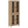 vidaXL Highboard 2 pcs Artisan Oak 69,5 x 34 x 180 &epsilon;&kappa;.