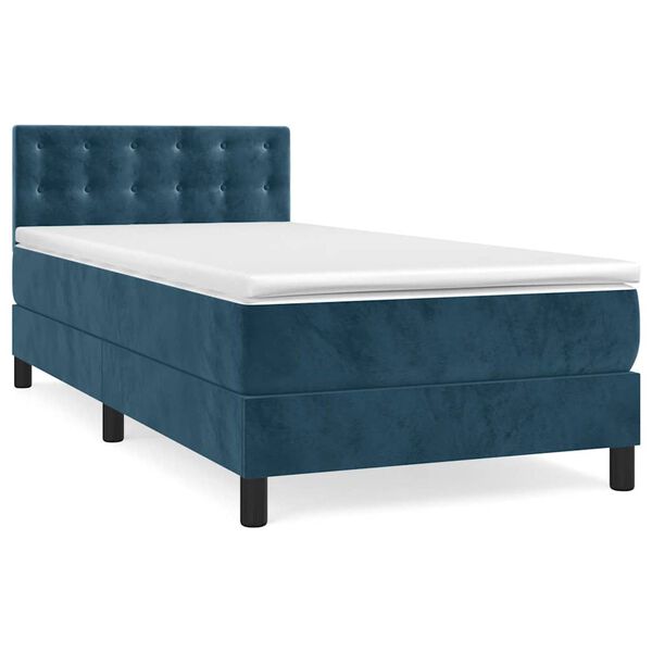 vidaXL &Kappa;&rho;&epsilon;&beta;ά&tau;&iota; Boxspring &mu;&epsilon; &Sigma;&tau;&rho;ώ&mu;&alpha; &Sigma;&kappa;&omicron;ύ&rho;&omicron; &Mu;&pi;&lambda;&epsilon; 100x200 &epsilon;&kappa;. &Beta;&epsilon;&lambda;&omicron;ύ&delta;&iota;&nu;&omicron;