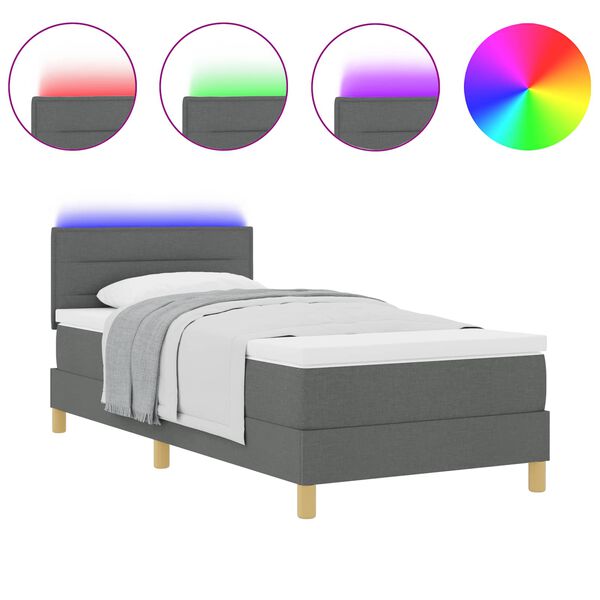 vidaXL LED &Kappa;&rho;&epsilon;&beta;ά&tau;&iota; &mu;&epsilon; &beta;ά&theta;&rho;&omicron; &mu;&epsilon; &sigma;&tau;&rho;ώ&mu;&alpha; &Sigma;&kappa;&omicron;ύ&rho;&omicron; &Gamma;&kappa;&rho;&iota; 90 x 190 cm ύ&phi;&alpha;&sigma;&mu;&alpha;