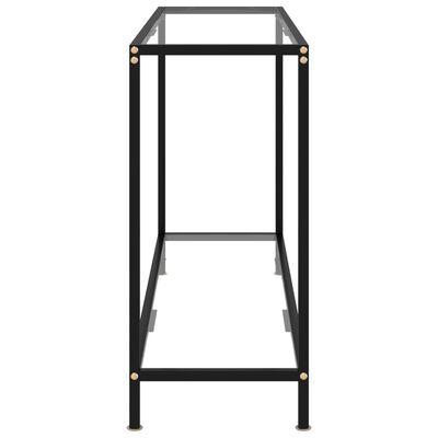 vidaXL Τραπέζι Κονσόλα Διαφανές 120 x 35 x 75 εκ. από Ψημένο Γυαλί