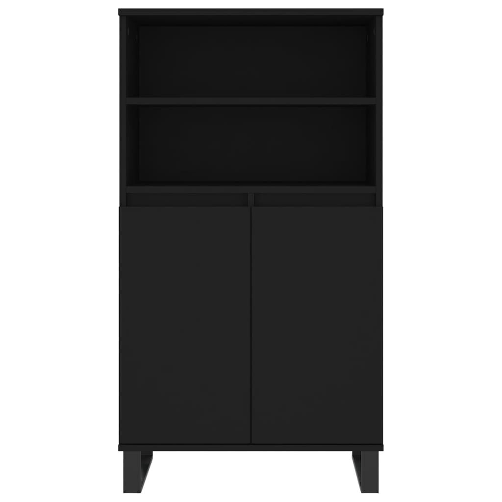 vidaXL Ντουλάπι Μαύρο 60 x 36 x 110 εκ. από Επεξεργασμένο Ξύλο