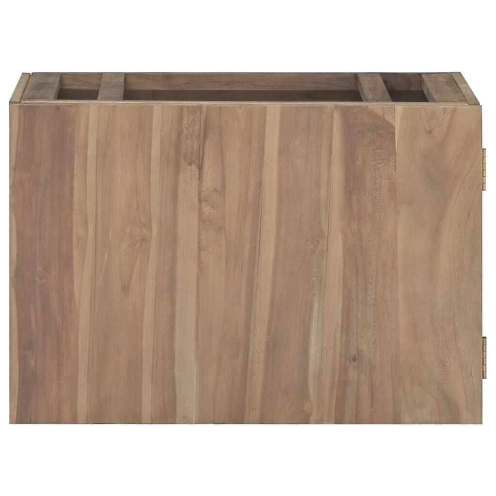 vidaXL Ντουλάπι Μπάνιου Επιτοίχιο 60x39x40 εκ. από Μασίφ Ξύλο Teak