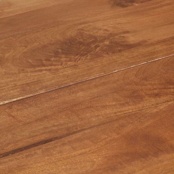 vidaXL Τραπεζαρία Στρογγυλή 110 x 76 εκ. από Μασίφ Ξύλο Μάνγκο