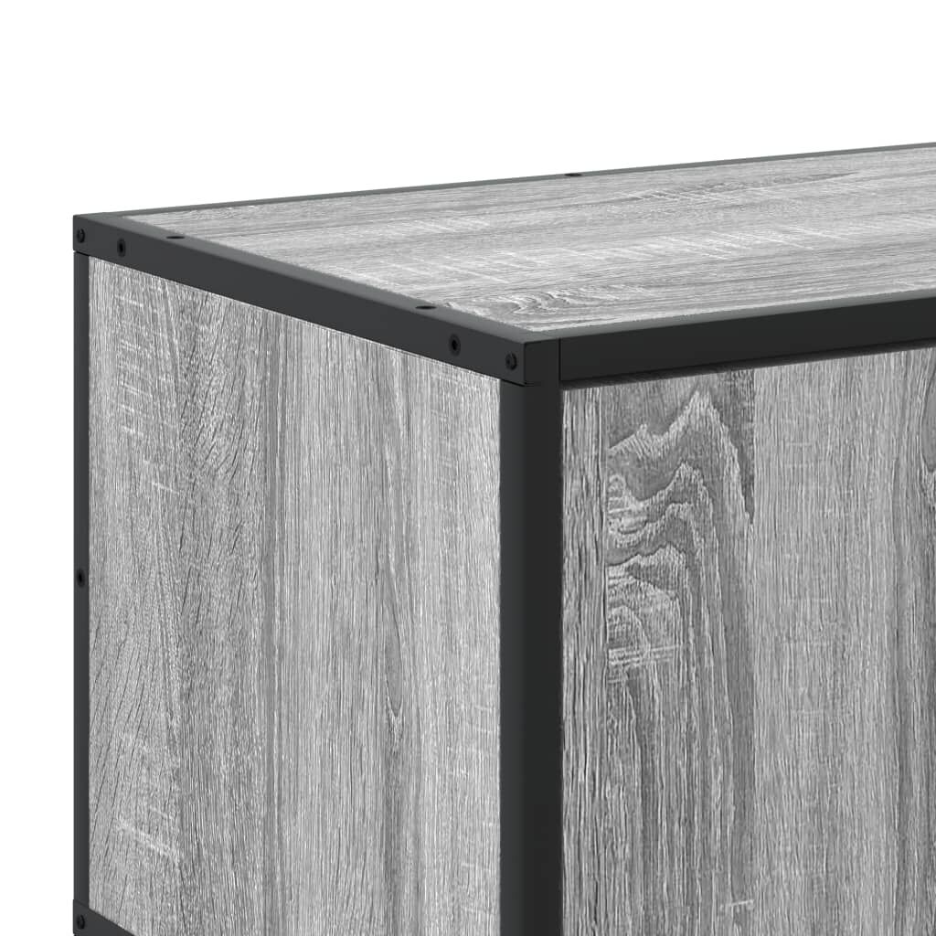 vidaXL Έπιπλο Τηλεόρασης Γκρι Sonoma 210x35x41 εκ. από Επεξεργ. Ξύλο