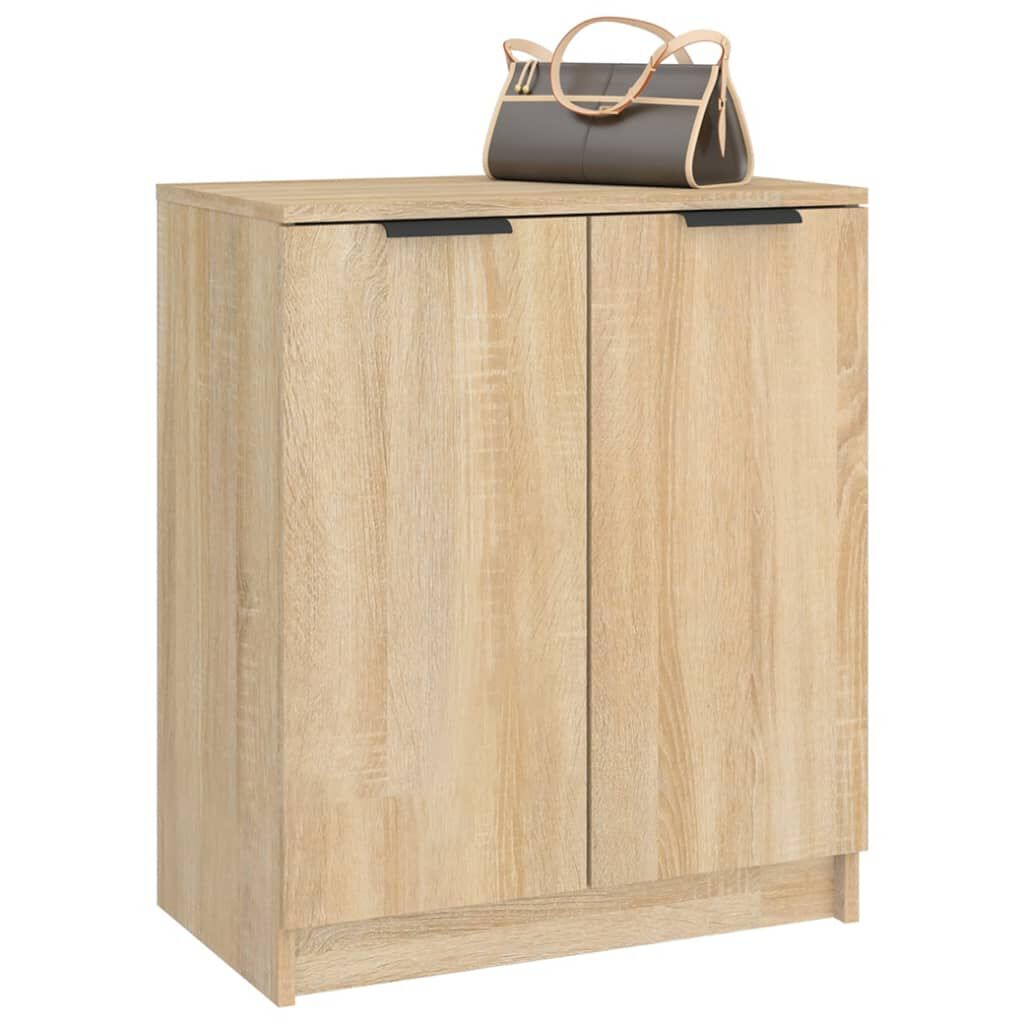 vidaXL Παπουτσοθήκη Sonoma Δρυς 59x35x70 εκ. από Επεξεργασμένο Ξύλο