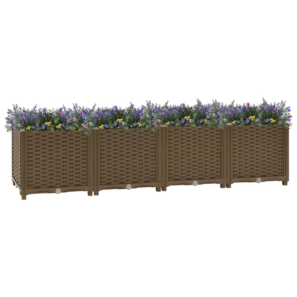 vidaXL Ζαρντινιέρα 160 x 40 x 38 εκ. από Πολυπροπυλένιο