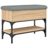 vidaXL Παπουτσοθήκη Sonoma Δρυς 62x32x45 εκ. από Επεξεργασμένο Ξύλο