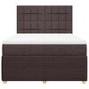 vidaXL &Kappa;&rho;&epsilon;&beta;ά&tau;&iota; Boxspring &mu;&epsilon; &Sigma;&tau;&rho;ώ&mu;&alpha; &Sigma;&kappa;&omicron;ύ&rho;&omicron; &Kappa;&alpha;&phi;έ 140x190 &epsilon;&kappa;. &Upsilon;&phi;&alpha;&sigma;&mu;ά&tau;&iota;&nu;&omicron;