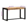 Πάγκος vidaXL 80x35x45 cm Στερεό ακατέργαστο ξύλο Mango