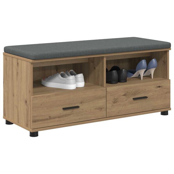 vidaXL &Pi;&alpha;&gamma;&kappa;ά&kappa;&iota; &Chi;&alpha;&lambda;&omega;&rho;ί&omicron;&upsilon; &mu;&epsilon; &mu;&alpha;&xi;&iota;&lambda;ά&rho;&iota; Artisan Oak 100 x 38 x 46 &epsilon;&kappa;