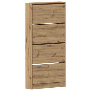 vidaXL &Nu;&tau;&omicron;&upsilon;&lambda;ά&pi;&alpha; &Pi;&alpha;&pi;&omicron;&upsilon;&tau;&sigma;&iota;ώ&nu; 80 x 21 x 163,5 cm &Epsilon;&pi;&epsilon;&xi;&epsilon;&rho;&gamma;&alpha;&sigma;&mu;έ&nu;&omicron; &Xi;ύ&lambda;&omicron;