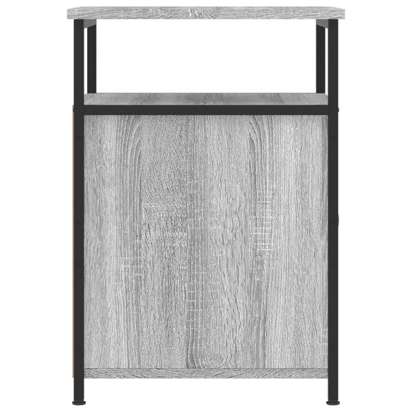 vidaXL Κομοδίνο Γκρι Sonoma 40 x 42 x 60 εκ. από Επεξεργασμένο Ξύλο