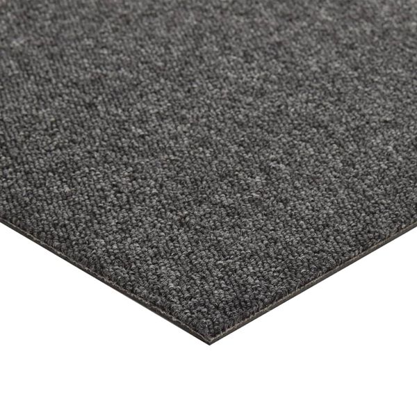 vidaXL Μοκέτα Πλακάκι 20 τεμ. Ανθρακί 5 μ² 50x50 εκ.