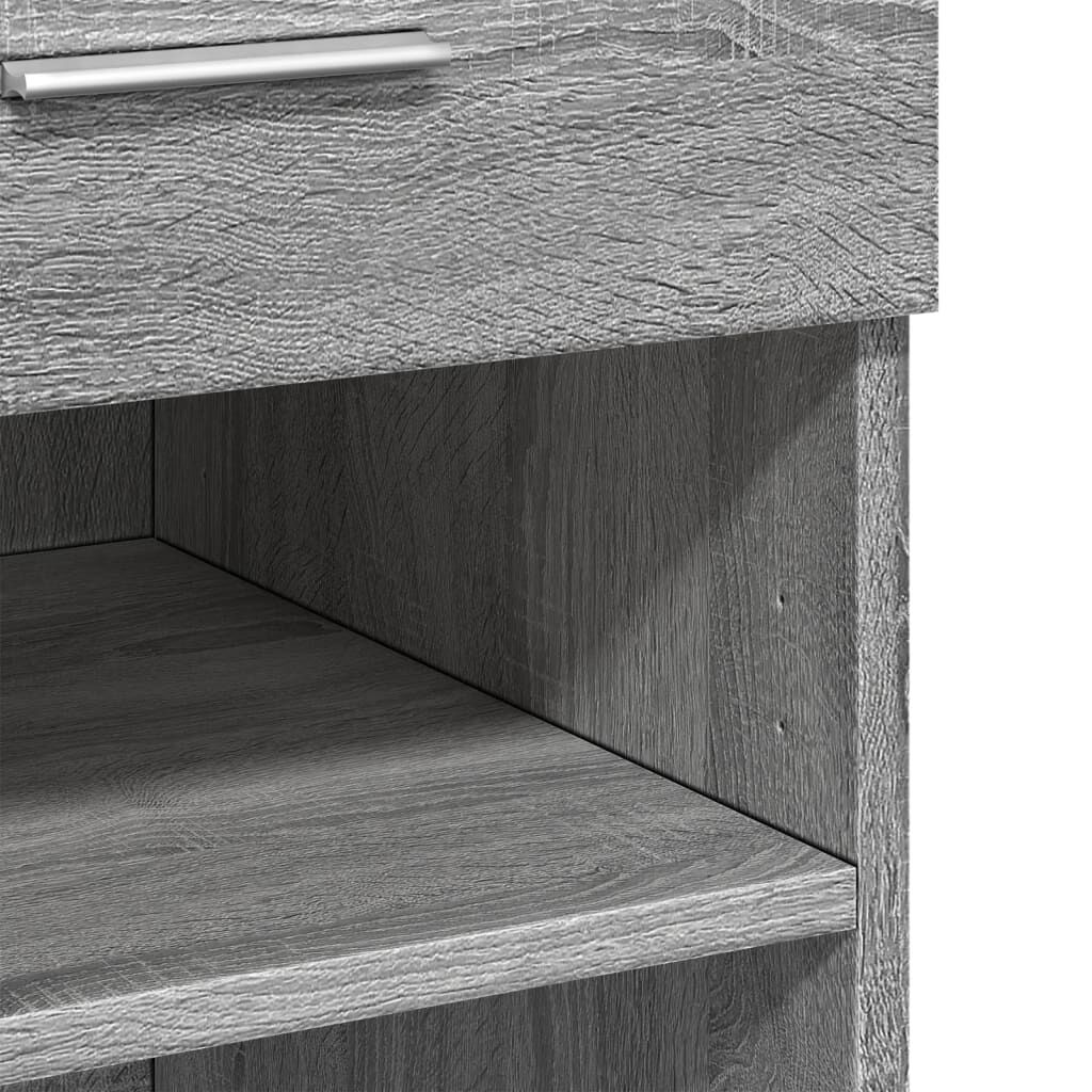vidaXL Ντουλάπι Γκρι Sonoma 80x42,5x93 εκ. από Επεξεργασμένο Ξύλο