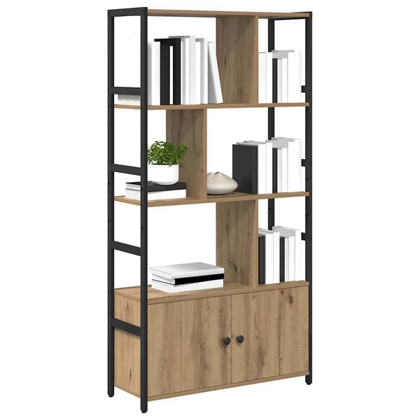 vidaXL &Rho;ά&phi;&iota; &Beta;&iota;&beta;&lambda;ί&omega;&nu; Artisan Oak 80 x 30 x 155,5 &epsilon;&kappa; &Epsilon;&pi;&epsilon;&xi;&epsilon;&rho;&gamma;&alpha;&sigma;&mu;έ&nu;&omicron; &xi;ύ&lambda;&omicron;