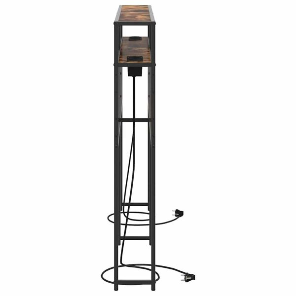 vidaXL Κεφαλάρι Αποθήκης Καπνιστή δρυς 120 cm Επεξεργασμένο ξύλο