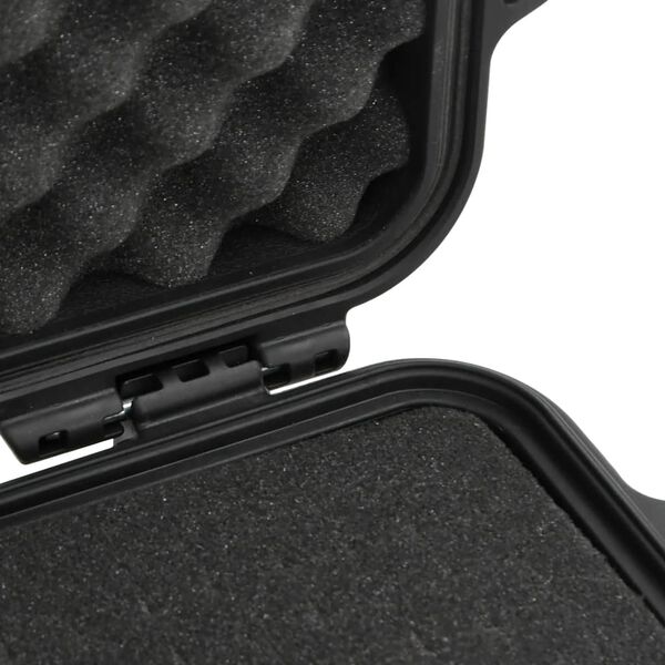 vidaXL Θήκη Πτήσης Φορητή Μαύρη 30x24,5x12,5 εκ. από Πολυπροπυλένιο