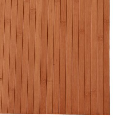 vidaXL Χαλί Ορθογώνιο Καφέ 80 x 300 εκ. Μπαμπού
