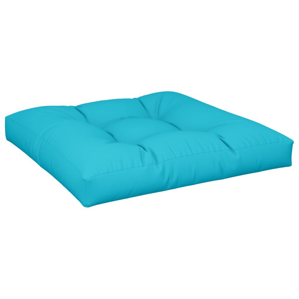 vidaXL Μαξιλάρι Παλέτας Τιρκουάζ 80 x 80 x 12 εκ. Υφασμάτινο