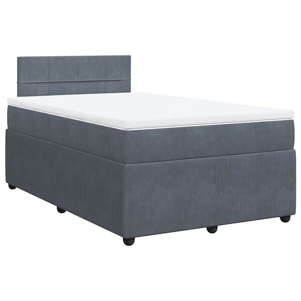 vidaXL &Kappa;&rho;&epsilon;&beta;ά&tau;&iota; Boxspring &mu;&epsilon; &Sigma;&tau;&rho;ώ&mu;&alpha; &Sigma;&kappa;&omicron;ύ&rho;&omicron; &Gamma;&kappa;&rho;&iota; 120x200 &epsilon;&kappa;. &Beta;&epsilon;&lambda;&omicron;ύ&delta;&iota;&nu;&omicron;