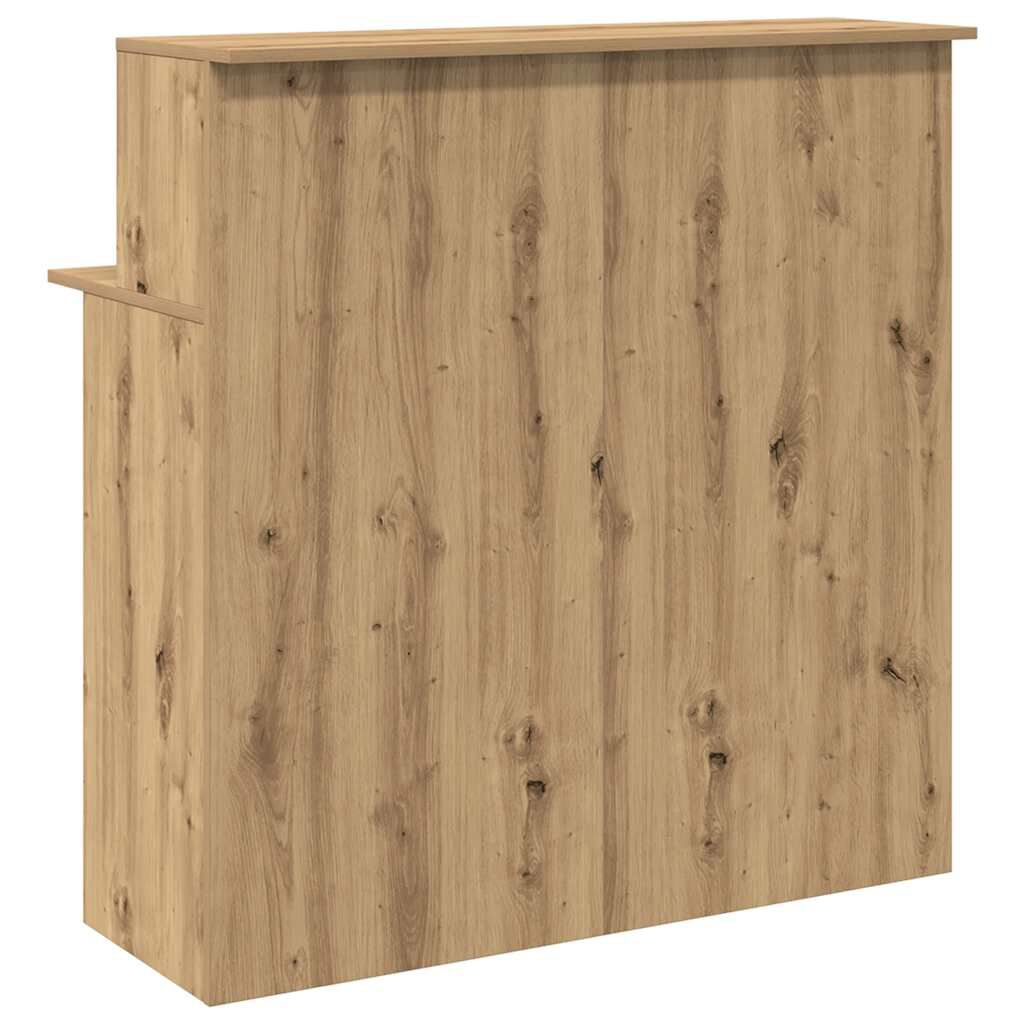 vidaXL Γραφείο υποδοχής 100x50x103,5 εκ. Επεξεργασμένο Ξύλο