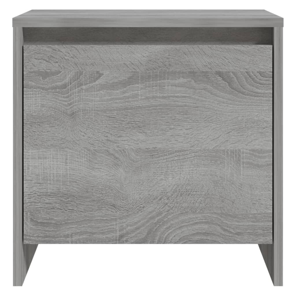 vidaXL Κομοδίνο Γκρι Sonoma 45x34x44,5 εκ. από Επεξεργασμένο Ξύλο