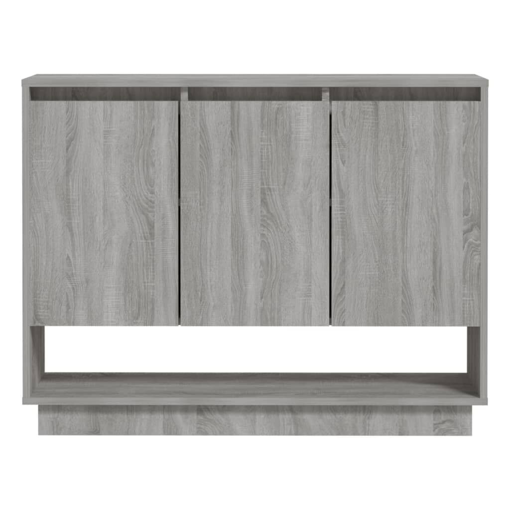 vidaXL Ντουλάπι Γκρι Sonoma 97x31x75 εκ. από Επεξεργασμένο Ξύλο