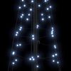 vidaXL LED Χριστουγεννιάτικο Δέντρο με βάση Ψυχρό λευκό 250 cm Σίδερο