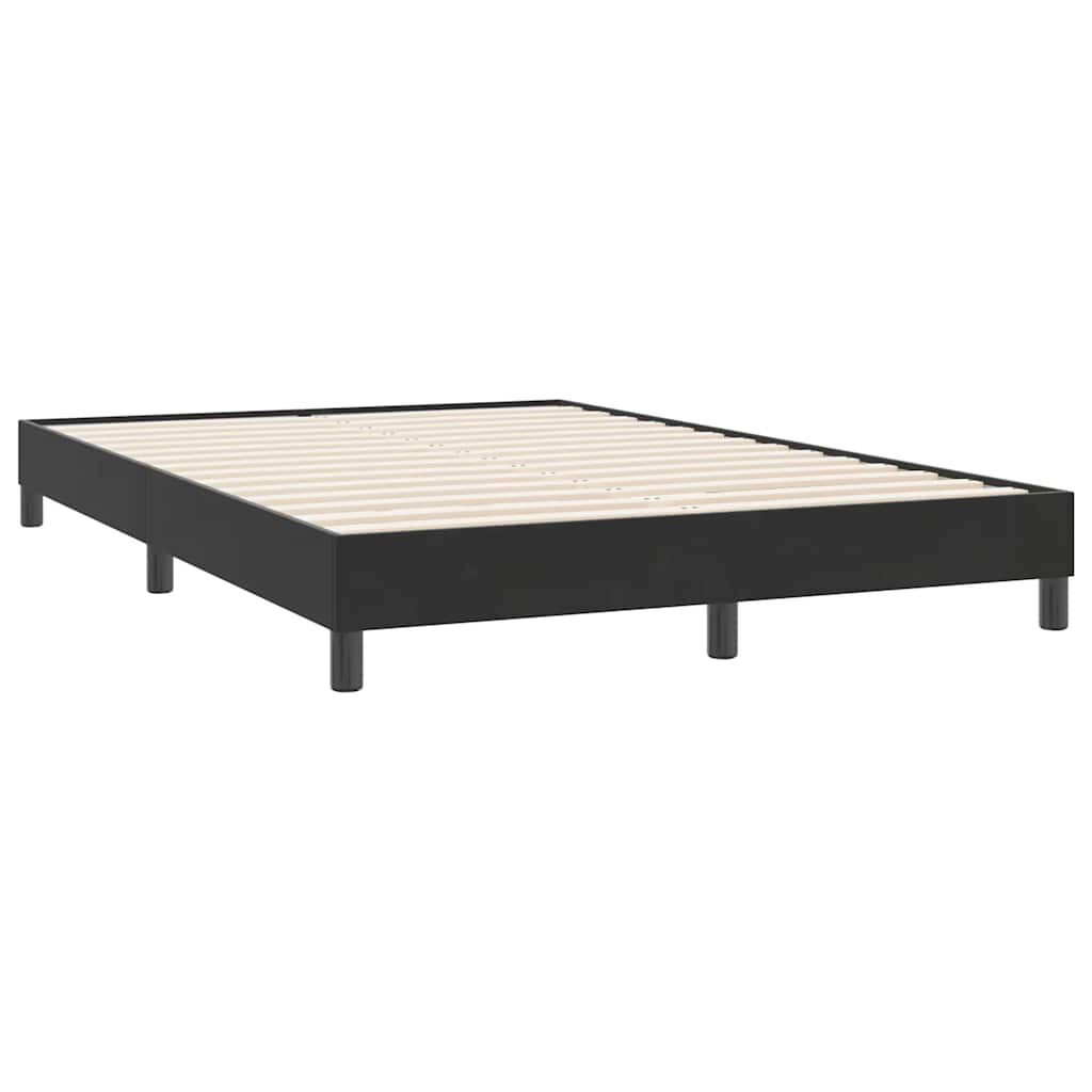 vidaXL Πλαίσιο κρεβατιού χωρίς στρώμα Μαύρο 160x220 cm Ατσάλι