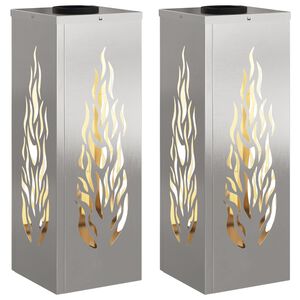 vidaXL &Eta;&lambda;&iota;&alpha;&kappa;ό LED &Phi;&omega;&sigmaf; &Delta;&rho;ό&mu;&omicron;&upsilon; 2 &tau;&mu;&chi;. &Theta;&epsilon;&rho;&mu;ό &lambda;&epsilon;&upsilon;&kappa;ό 18 x 18 x 50 &epsilon;&kappa;.