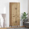 vidaXL Highboard Artisan Oak 69,5 x 34 x 180 &epsilon;&kappa;. &Epsilon;&pi;&epsilon;&xi;&epsilon;&rho;&gamma;&alpha;&sigma;&mu;έ&nu;&omicron; &xi;ύ&lambda;&omicron;