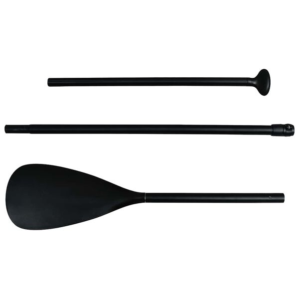 vidaXL Σανίδα SUP Φουσκωτή Σετ Μαύρη 305 x 76 x 15 εκ.