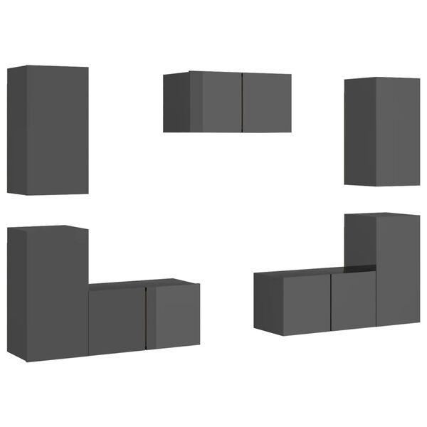 vidaXL Έ&pi;&iota;&pi;&lambda;&alpha; &Tau;&eta;&lambda;&epsilon;ό&rho;&alpha;&sigma;&eta;&sigmaf; &Sigma;&epsilon;&tau; 7 &Tau;&epsilon;&mu;&alpha;&chi;ί&omega;&nu; &Gamma;&upsilon;&alpha;&lambda;&iota;&sigma;&tau;&epsilon;&rho;ό &Gamma;&kappa;&rho;&iota; &Mu;&omicron;&rho;&iota;&omicron;&sigma;&alpha;&nu;ί&delta;&alpha;