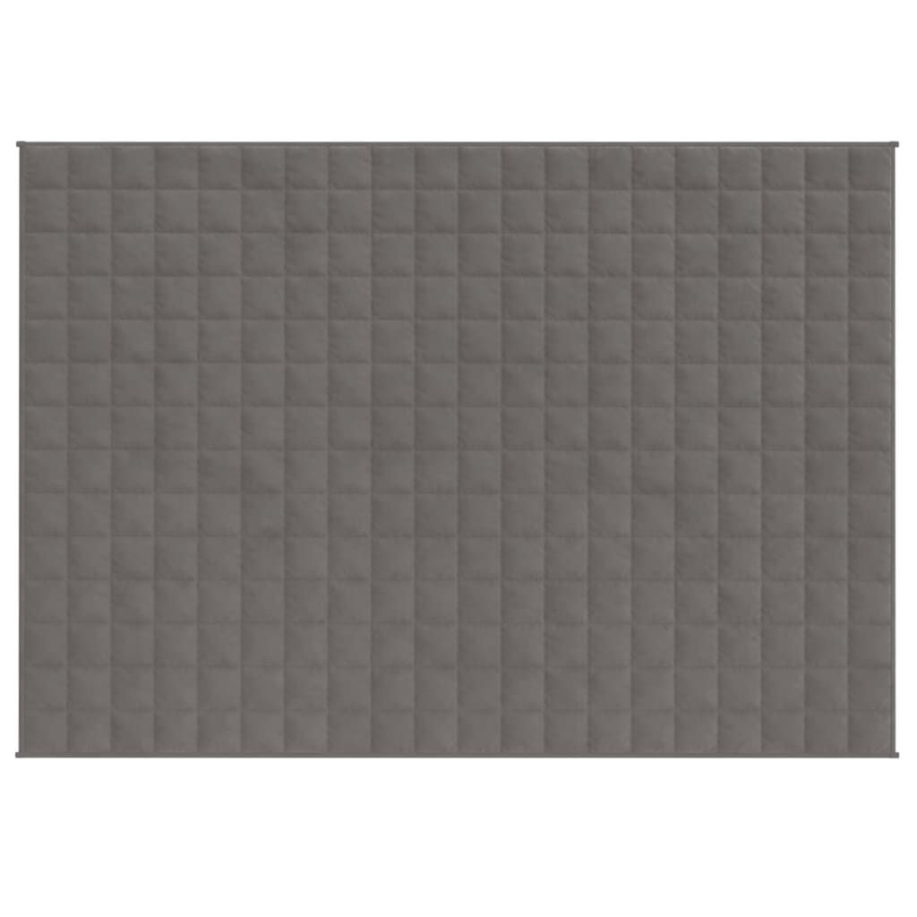 vidaXL Κουβέρτα Βαρύτητας Γκρι 150 x 200 εκ. 11 κ. Υφασμάτινη