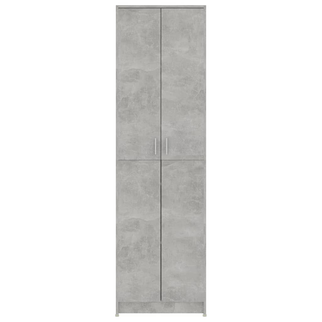 vidaXL Ντουλάπα Διαδρόμου Γκρι Σκυροδέματος 55x25x189 εκ. Επεξ. Ξύλο