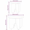 vidaXL Τραπεζάκι σαλονιού 2 pcs Φυσικό 39.5 x 39.5 x 30 εκ.