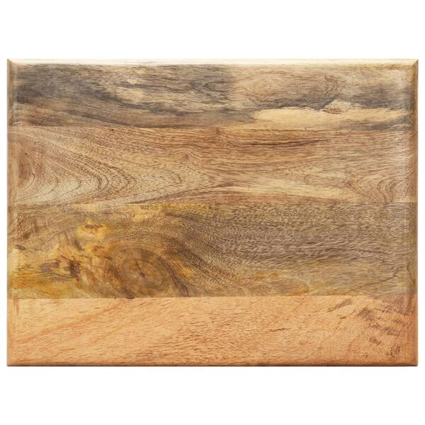 vidaXL Ραφιέρα Περιοδικών 40 x 30 x 50 εκ. Μασίφ Ξύλο Μάνγκο / Ατσάλι