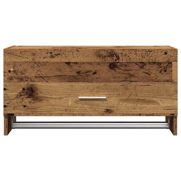 vidaXL Ντουλάπα παλαιού ξύλου 70x32,5x35 cm Ξύλινο μηχανουργικό ξύλο