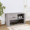 vidaXL Παπουτσοθήκη Γκρι Sonoma 80x35x45 εκ. από Επεξεργασμένο Ξύλο