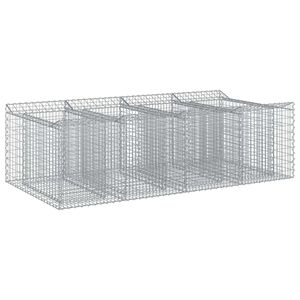 vidaXL &Alpha;&nu;&alpha;&sigma;&eta;&kappa;&omega;&mu;έ&nu;&omicron; &kappa;&rho;&epsilon;&beta;ά&tau;&iota; gabion 2 pcs &Alpha;&sigma;&eta;&mu;ί