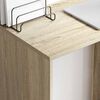 vidaXL Γραφείο Sonoma Δρυς 78.5 x 37 x 154.5 εκ Επεξεργασμένο ξύλο