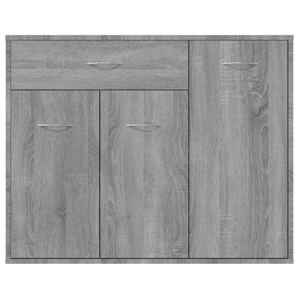 vidaXL Ντουλάπι Γκρι Sonoma 88x30x70 εκ. από Επεξεργασμένο Ξύλο