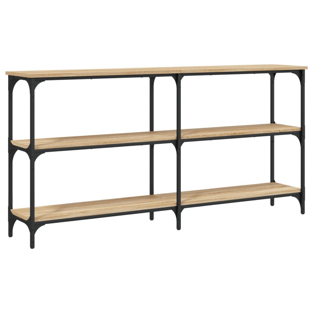 vidaXL Τραπέζι Κονσόλα Sonoma Δρυς 150x29x75 εκ. Επεξεργασμένο Ξύλο
