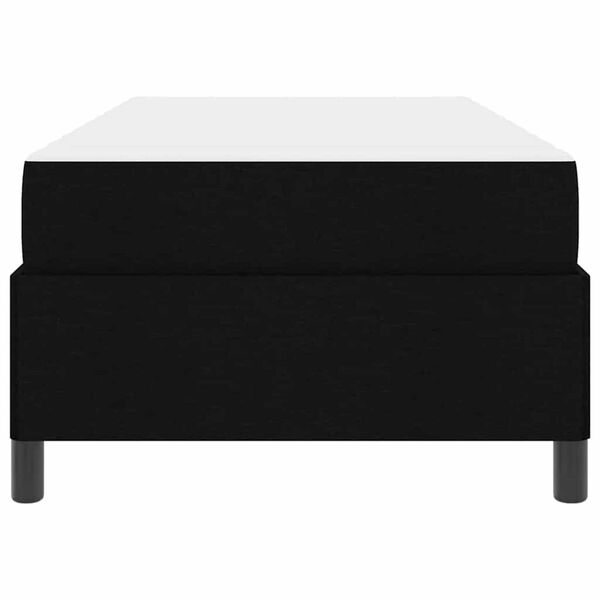 vidaXL Κρεβάτι με ελατήρια Μαύρο και Μαύρο 100 x 200 cm