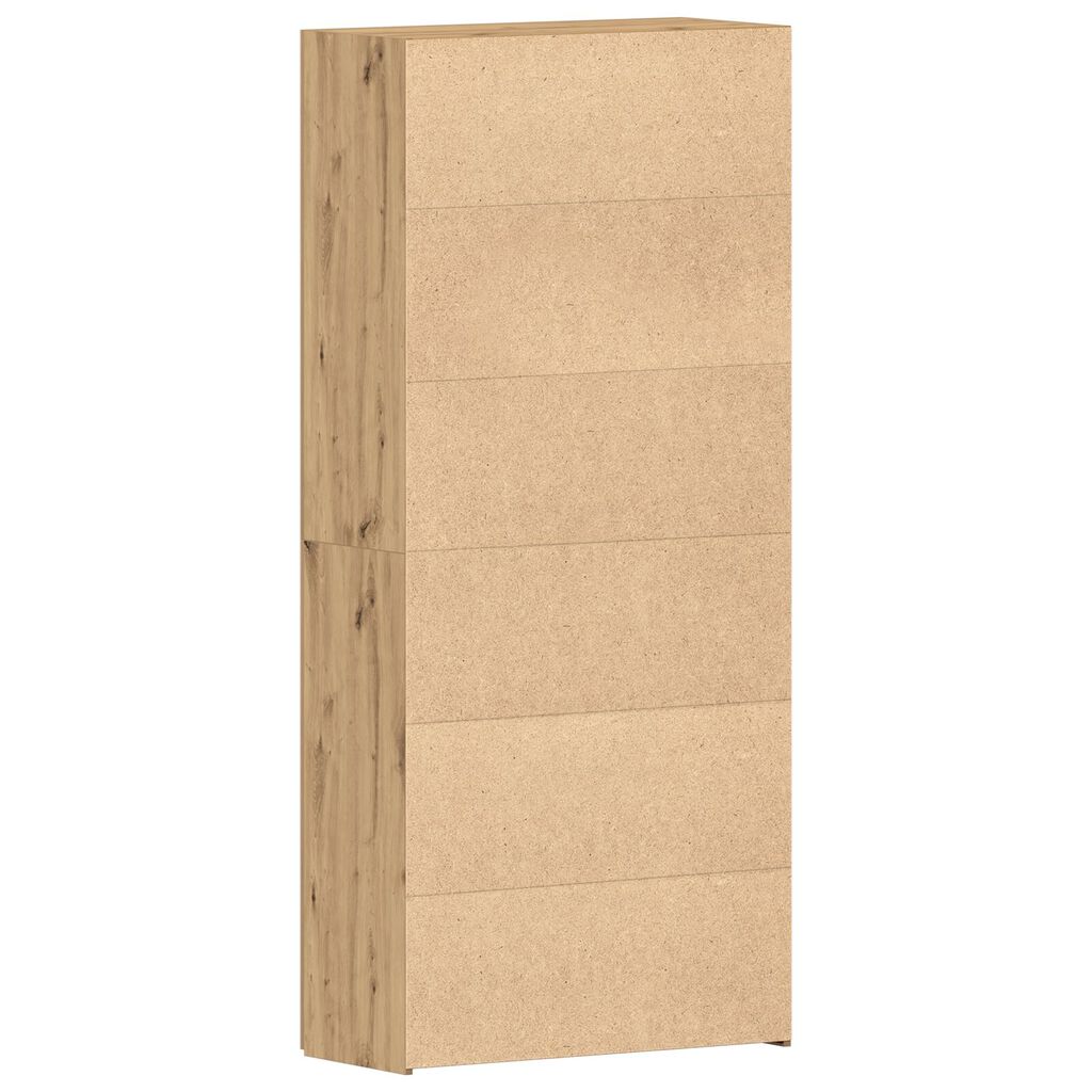 vidaXL Ντουλάπι Παπουτσιών Artisan Oak 80x35,5x180 εκ Επεξεργασμένο Ξύλο