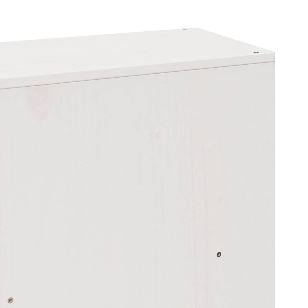 vidaXL Κρεβάτι Βιβλιοθήκη Χωρίς Στρώμα 200x200 εκ Μασίφ Ξύλο Πεύκου