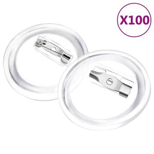 vidaXL Κονκάρδες Καρφίτσες 100 Σετ 25 χιλ. Ακρυλικές