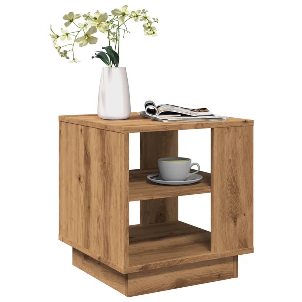 vidaXL Τραπεζάκι σαλονιού Artisan Oak 40x40x43 cm Κατασκευασμένο ξύλο