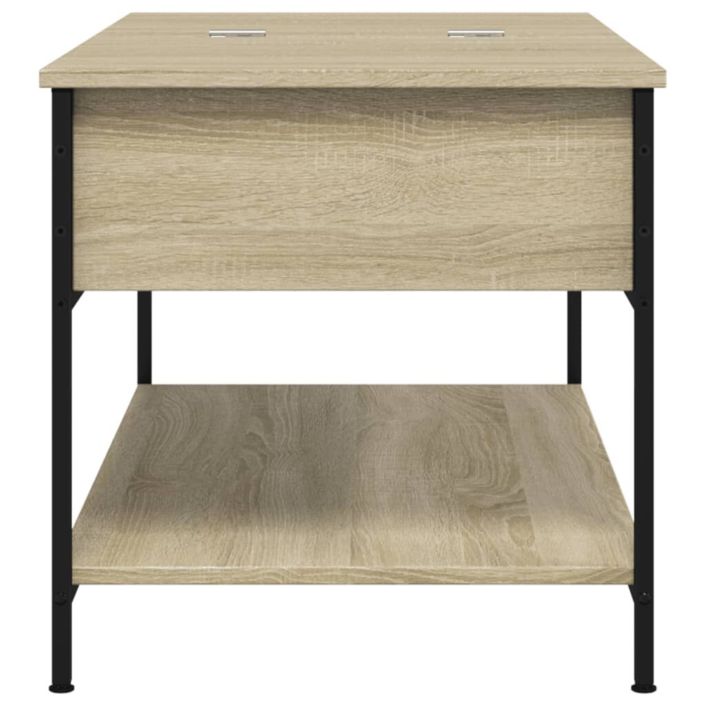 vidaXL Τραπεζάκι Σαλονιού Sonoma Δρυς 100x50x50 εκ. Επεξεργασμένο Ξύλο