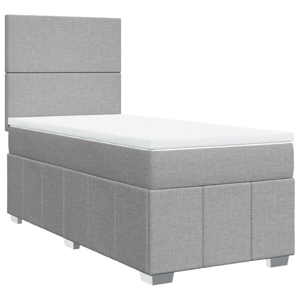 vidaXL &Kappa;&rho;&epsilon;&beta;ά&tau;&iota; Boxspring &mu;&epsilon; &Sigma;&tau;&rho;ώ&mu;&alpha; &Alpha;&nu;&omicron;&iota;&chi;&tau;ό &Gamma;&kappa;&rho;&iota; 100x200 &epsilon;&kappa;. &Upsilon;&phi;&alpha;&sigma;&mu;ά&tau;&iota;&nu;&omicron;